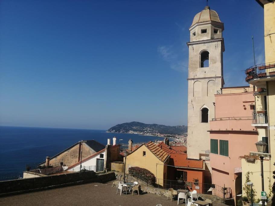 Casa Del Sole Affacciato Sul Mare Lägenhet Cervo Exteriör bild